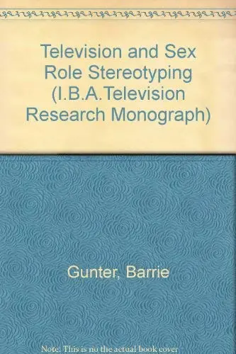 Cover of Television and Sex Role Stereotyping
