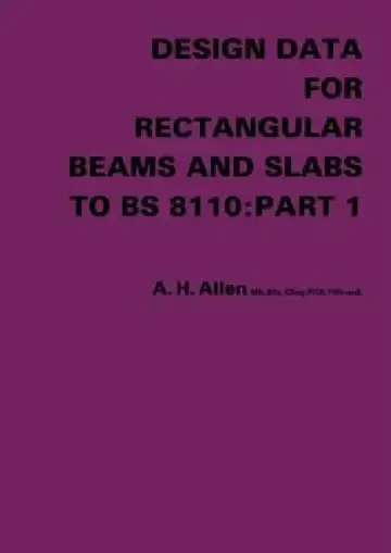 Cover of Design Data for Rectangular Beams and Slabs to BS 8110