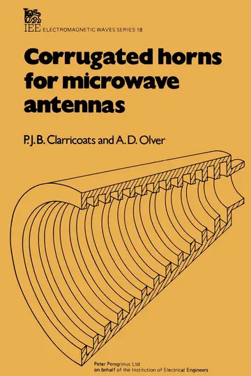 Cover of Corrugated Horns for Microwave Antennas