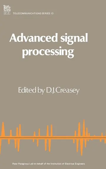 Cover of Advanced Signal Processing