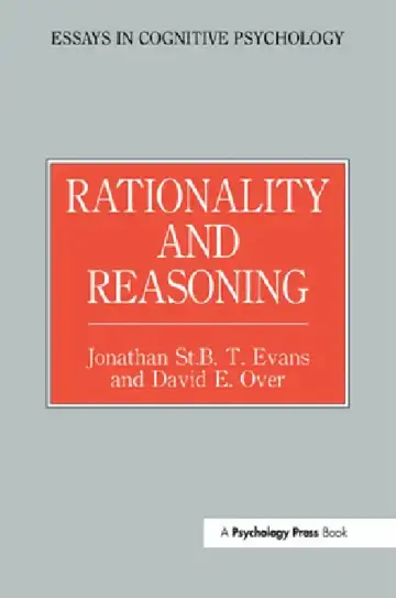 Cover of Rationality and Reasoning