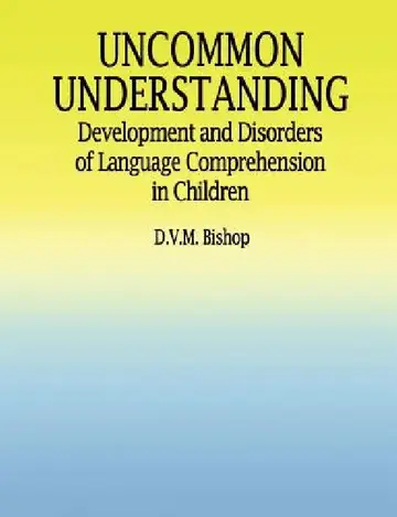 Cover of Uncommon Understanding