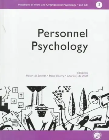 Cover of A Handbook of Work and Organizational Psychology:Personnel Psychology