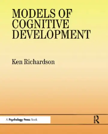 Cover of Models of Cognitive Development