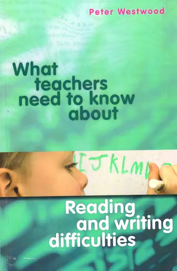 Cover of What Teachers Need to Know About Reading and Writing Difficulties