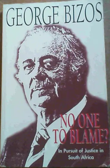 Cover of No One to Blame?