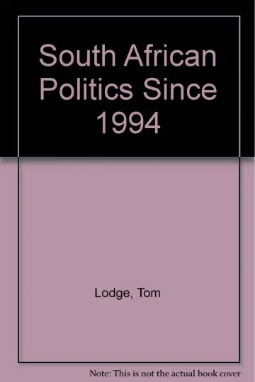 Cover of South African Politics Since 1994