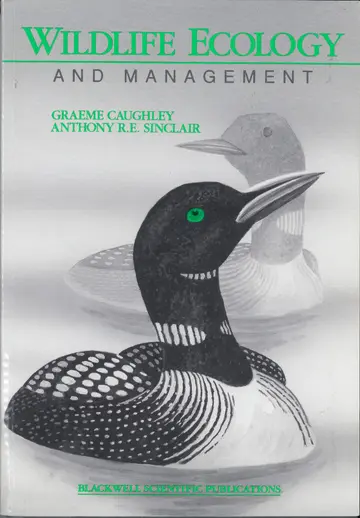 Cover of Wildlife Ecology and Management