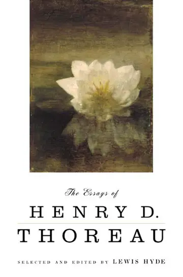 Cover of The Essays of Henry D. Thoreau