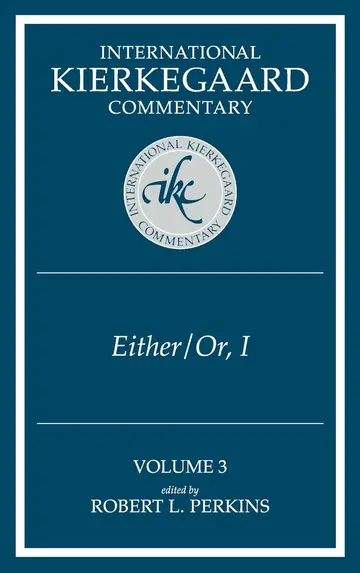 Cover of Either/Or, Part I