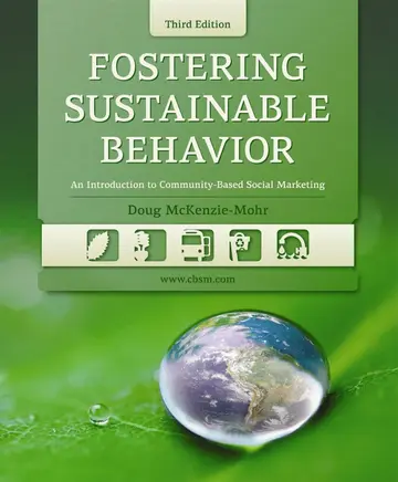 Cover of Fostering Sustainable Behavior