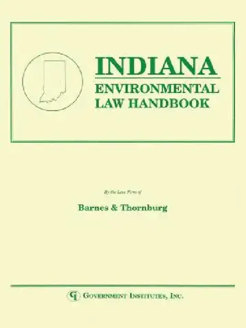 Cover of Indiana Environmental Law Handbook