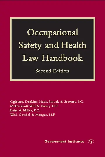 Cover of Occupational Safety and Health Law Handbook