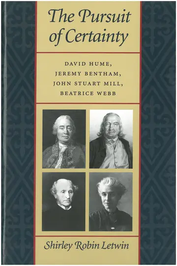 Cover of Pursuit of Certainty