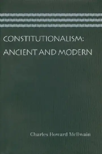 Cover of Constitutionalism
