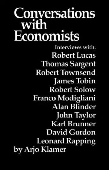 Cover of Conversations with Economists