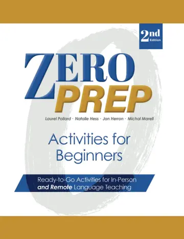 Cover of Zero Prep Activities for Beginners