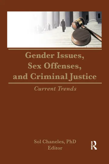 Cover of Gender Issues, Sex Offenses, and Criminal Justice