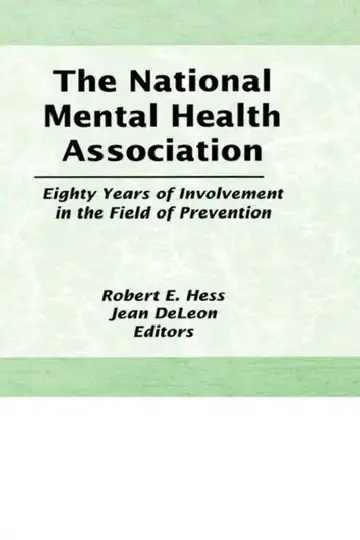 Cover of The National Mental Health Association