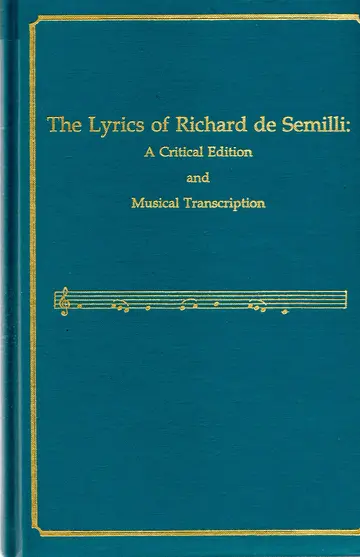 Cover of Lyrics of Richard De Semilli