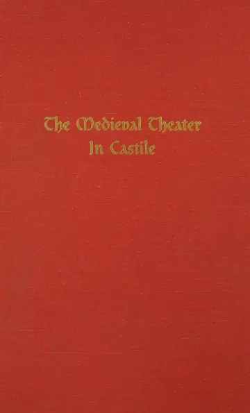 Cover of The Medieval Theater in Castile