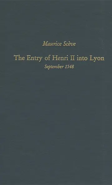 Cover of Maurice Sceve