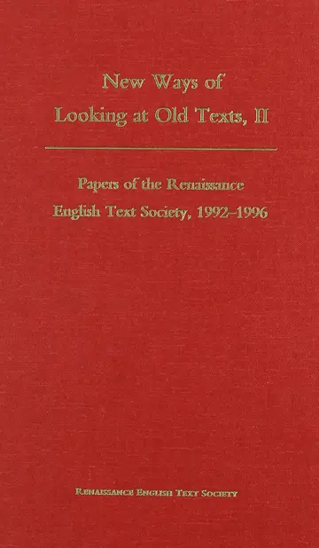 Cover of Papers of the Renaissance English Text Society, 1992-1996 (Pt. 2)