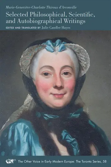 Cover of Marie Geneviève Charlotte Thiroux D'arconville