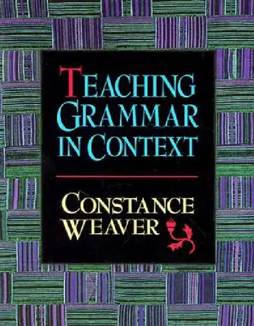 Cover of Teaching Grammar in Context