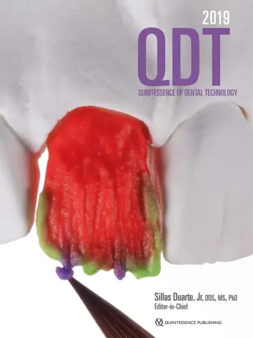 Cover of Quintessence of Dental Technology 2019