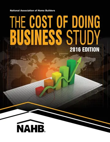 Cover of The Cost of Doing Business Study 2016
