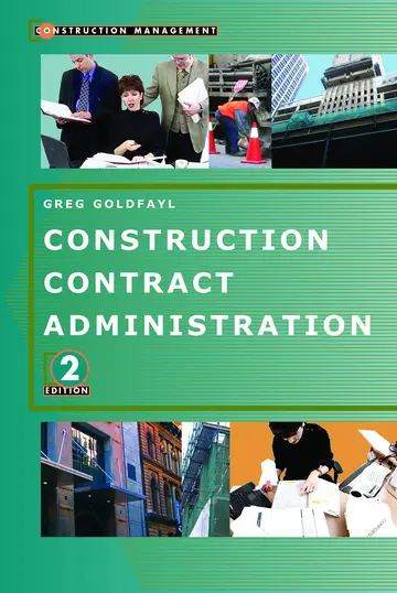 Cover of Construction Contract Administration