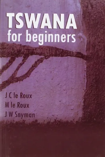 Cover of Tswana for Beginners
