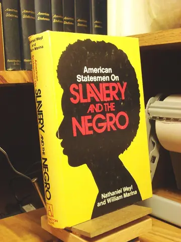 Cover of American Statesmen on Slavery and the Negro