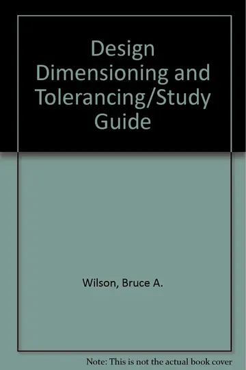 Cover of Design Dimensioning and Tolerancing/Study Guide