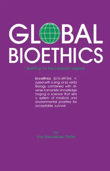 Cover of Global Bioethics
