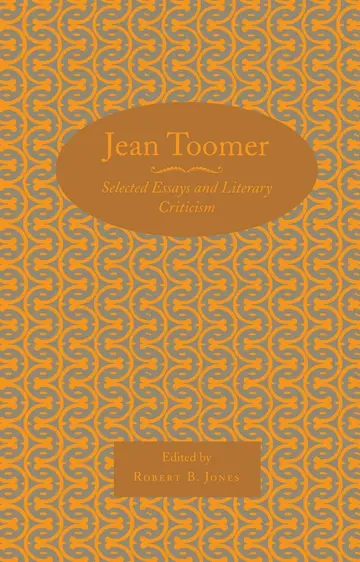 Cover of Jean Toomer