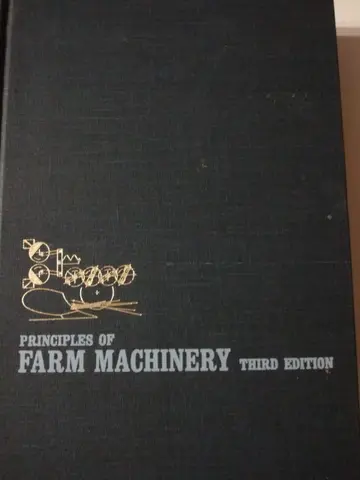 Cover of Principles of Farm Machinery