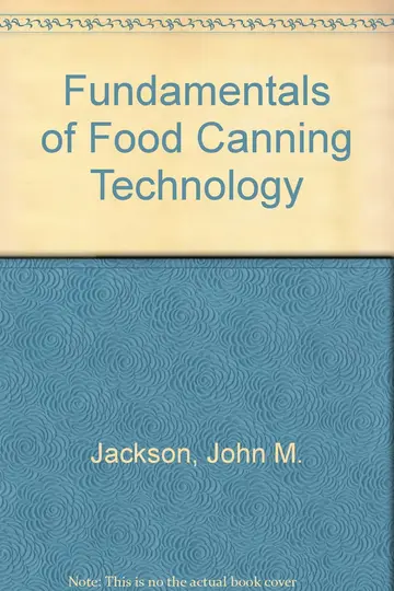 Cover of Fundamentals of Food Canning Technology