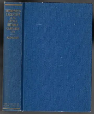 Cover of Peter Thompson's narrative of the Little Bighorn Campaign, 1876