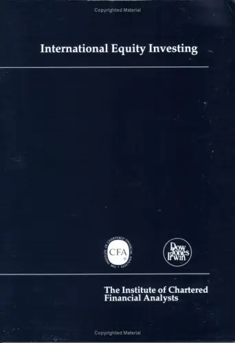 Cover of International Equity Investing