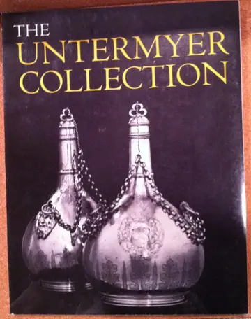 Cover of Highlights of the Untermyer Collection of English and continental decorative arts