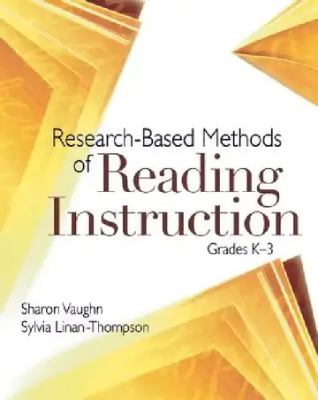 Cover of Research-Based Methods of Reading Instruction, Grades K-3