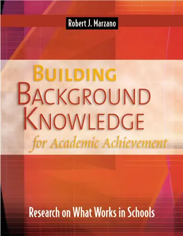 Cover of Building Background Knowledge for Academic Achievement
