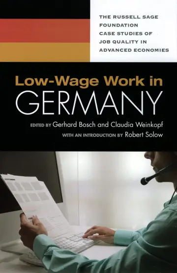 Cover of Low-Wage Work in Germany