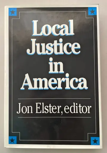 Cover of Local Justice in America