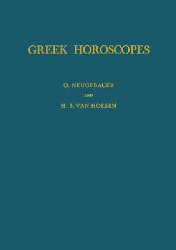 Cover of Greek Horoscopes