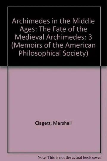 Cover of Archimedes in the Middle Ages