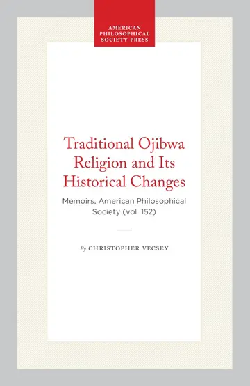 Cover of Traditional Ojibwa Religion and Its Historical Changes