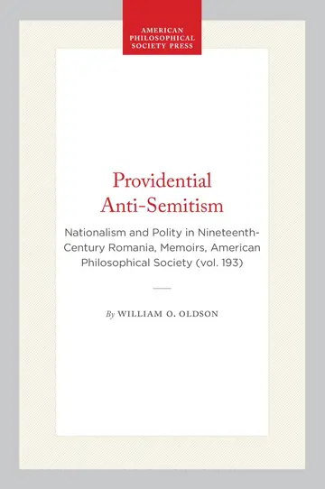 Cover of A Providential Antisemitism